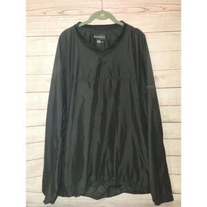 FootJoy FJ Pullover Windbreaker Golf Jacket Pockets Men XXL‎ Black Long Sleeve
